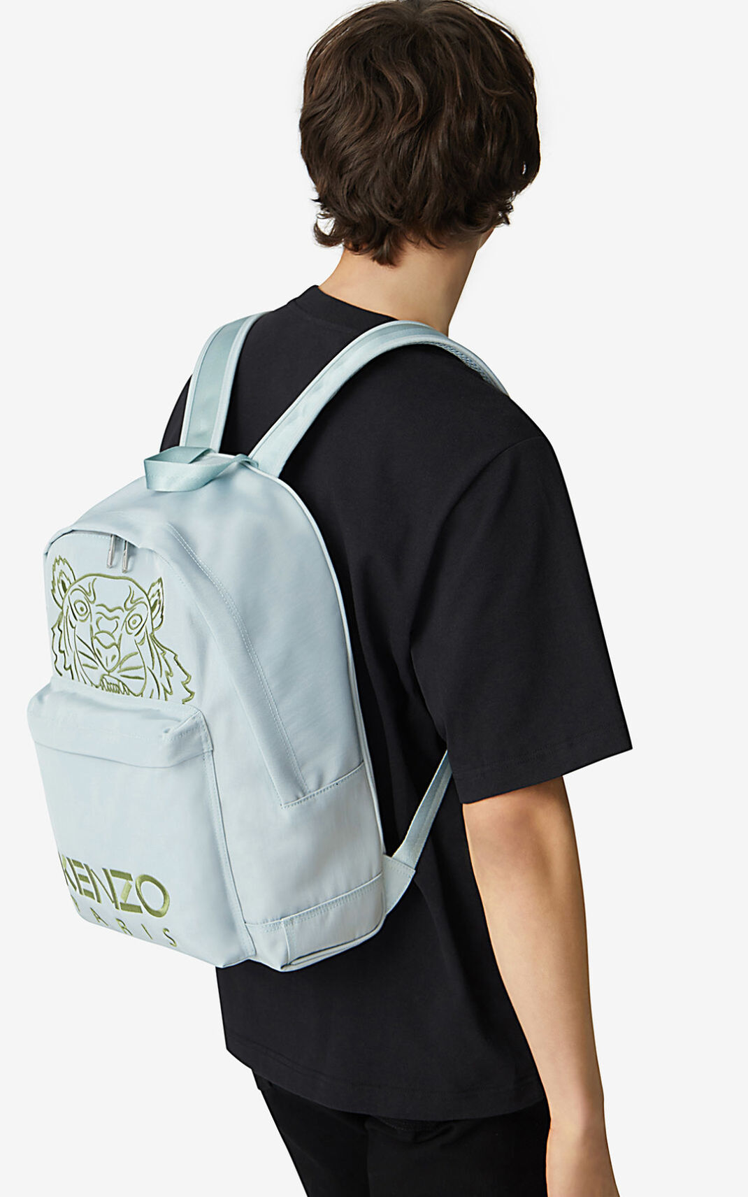 Sac À Dos Kenzo Kampus Tiger Homme Vert Olive Vert | UZNI-95712